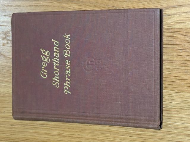 Gregg Shorthand Phrase Book