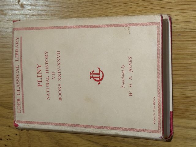 Pliny Natural History VII books XXIV-XXVII