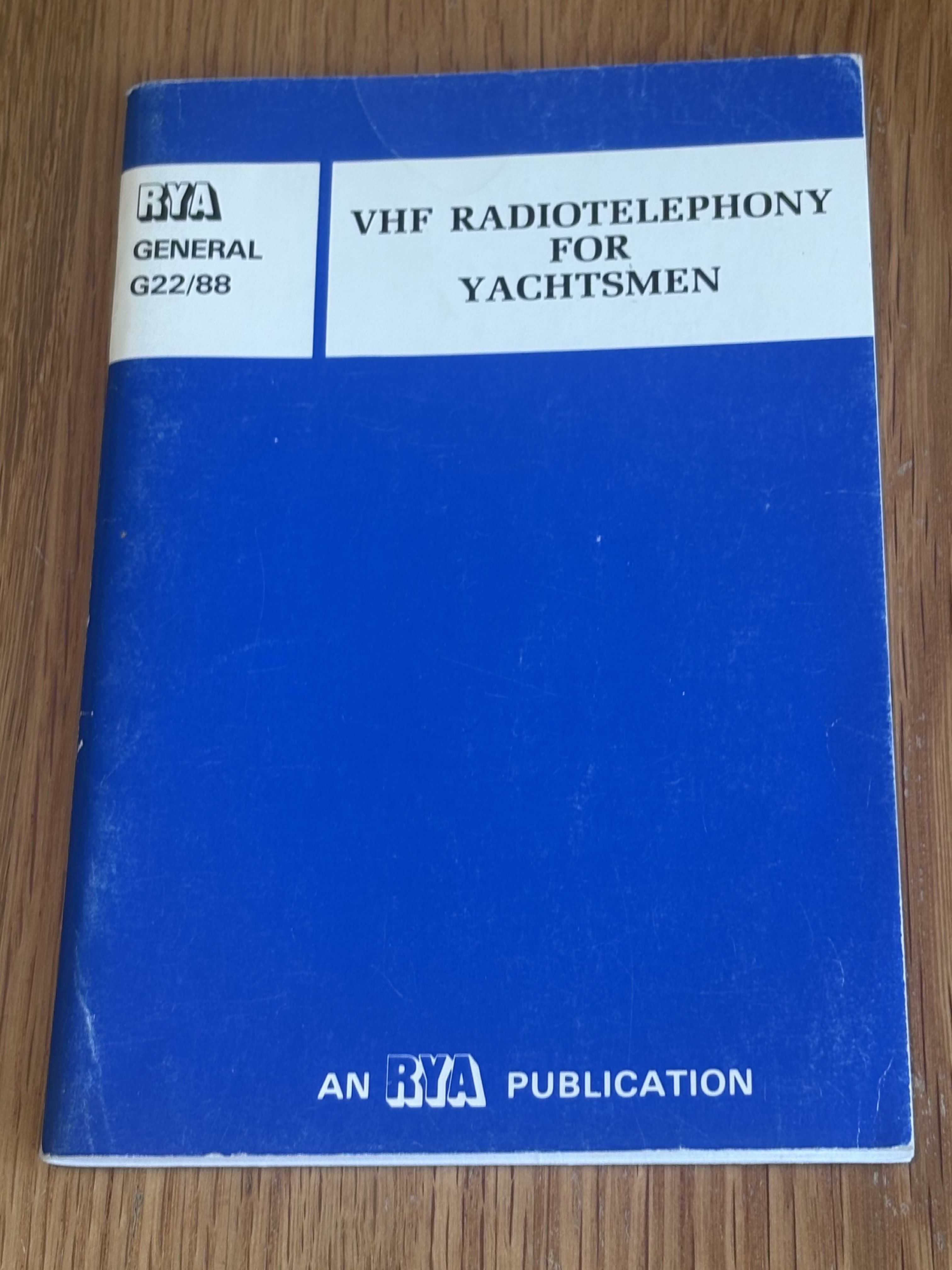VHF Radiotelephony For Yachtsmen