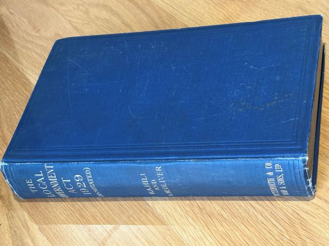 The Local Government Act 1929 (Annotated)