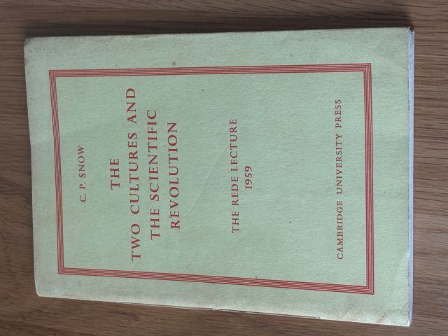 The Two Cultures and The Scientific Revolution. The Rede Lecture 1959
