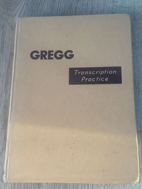 Gregg Transcription Practice