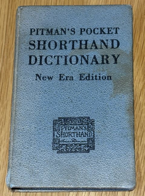 Pitman's Pocket Shorthand Dictionary