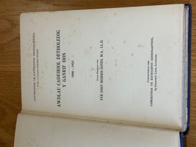 Awdlau Cadeiriol Detholedig I Ganrif Hon 1900-1925