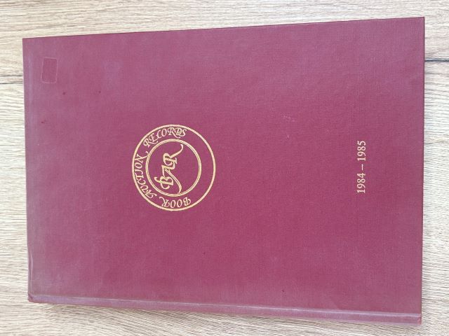 Book Auction Records 1984-1985