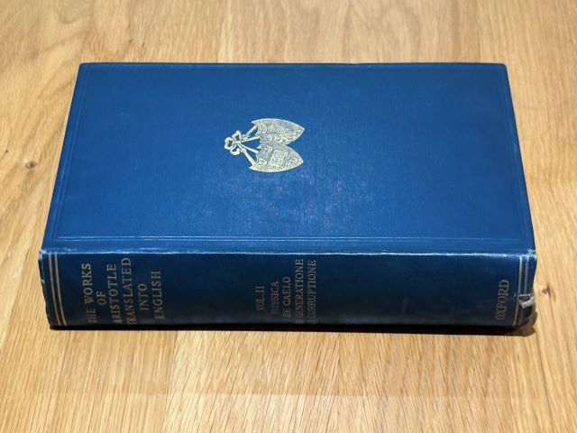 The Works of Aristotle Translated in English volume II