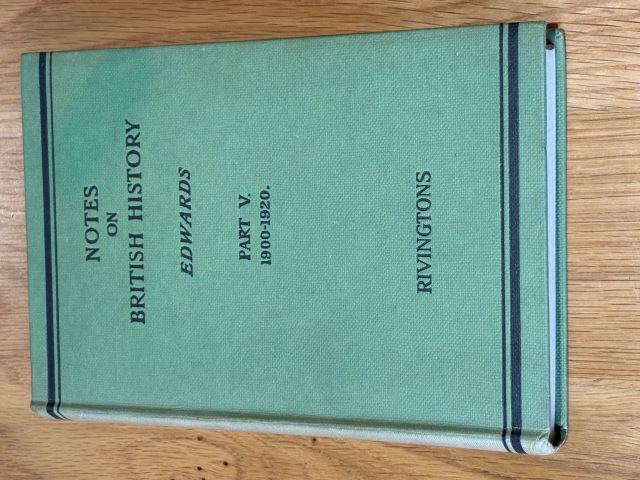 Notes on British History Part V. 1900-1920