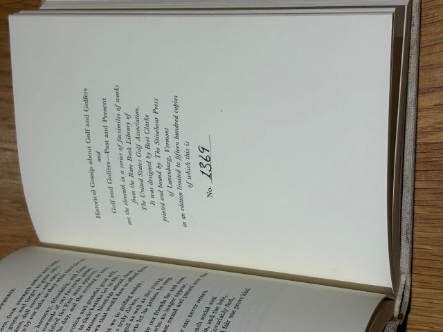 Historical Gossip About Golf and Golfers A Facsimile of the 1863 edition - Golf and Golfers Past and Present A Facsimile of the 1891 Edition.