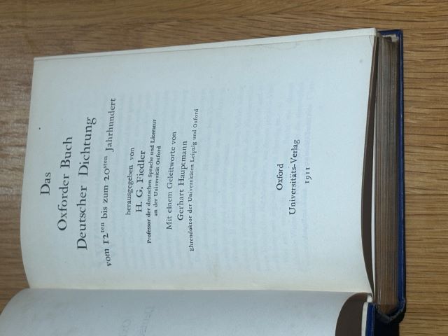 The Oxford Book of German Verse