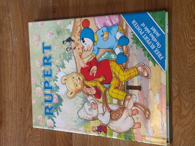Rupert Annual 1990 Special 70th Anniversary edition with dust jacket/poster