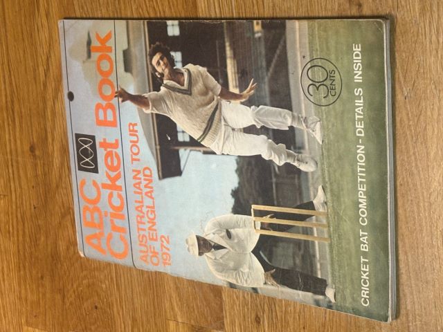 ABC Cricket Book Australian Tour of England 1972
