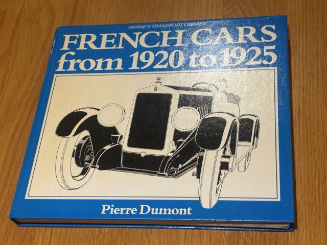 French Cars from 1920 to 1925