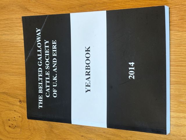 The Belted Galloway Cattle Society of U.K. and Eire Yearbook 2014