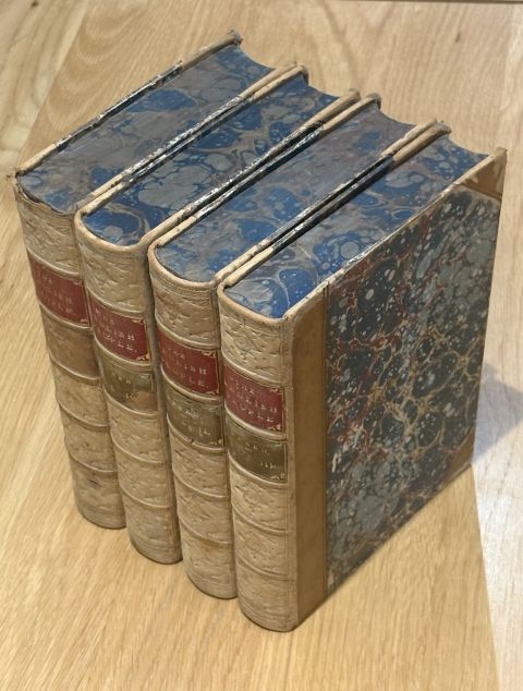 History of the English People - 4 volume leather half bound set