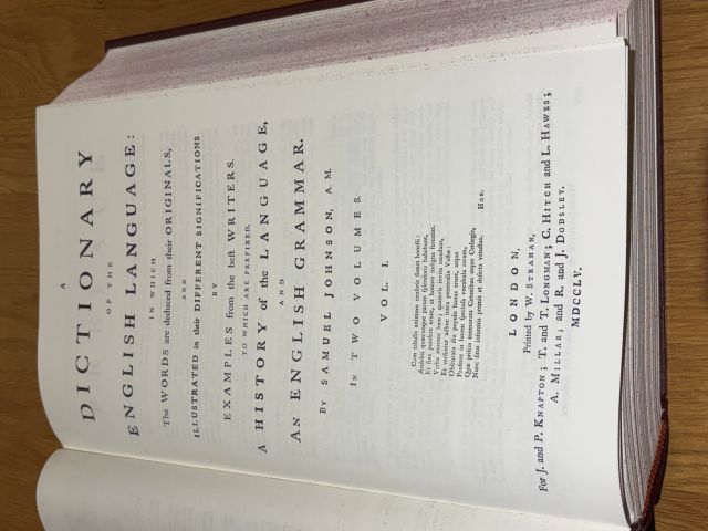 A Dictionary of the English Language