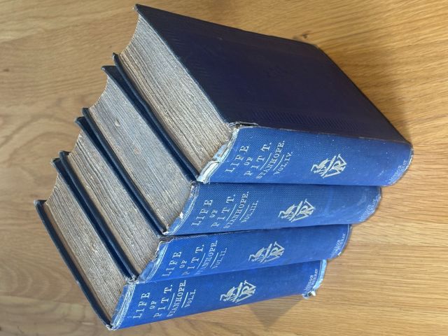 Life of the Right Honourable William Pitt Volumes I-IV 4 book set