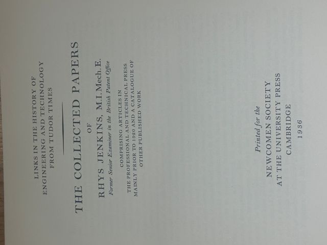 The Collected Papers. Comprising Articles in the Professional and Technical Press Mainly Prior to 1920 and a Catalogue of Other Published Works