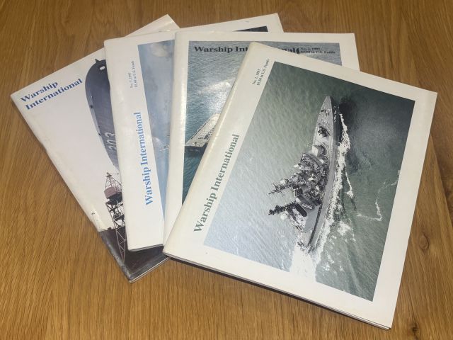 Warship International 1997 set of four Volumes 1 -4