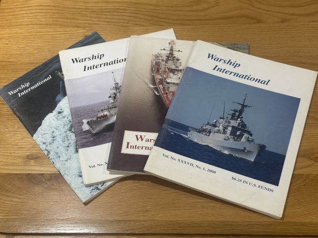 Warship International 2000 set of four Volumes 1-4