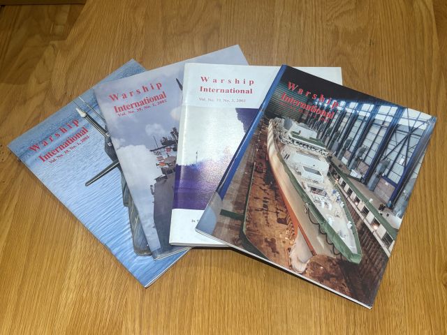 Warship International 2002 set of four Volumes 1-4