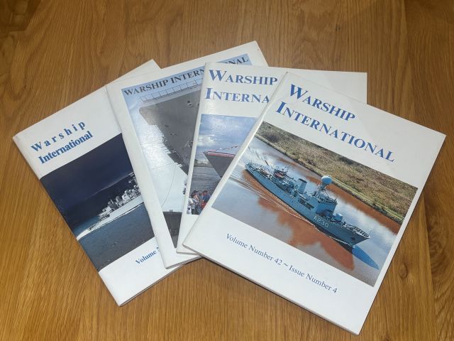 Warship International 2004 set of four Volumes 1-4