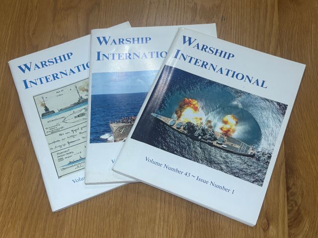 Warship International 2006 set of three Volumes 1 -3