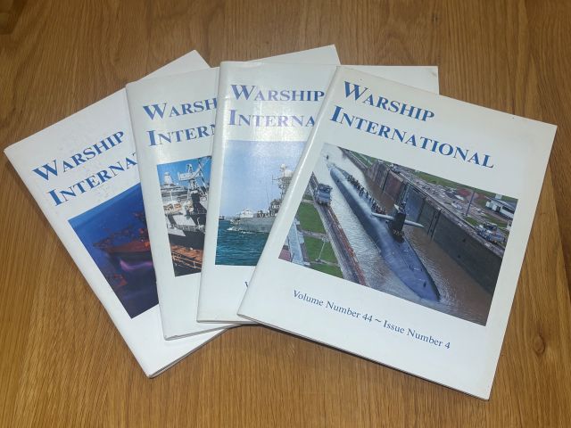 Warship International 2007 set of four Volumes 1 -4