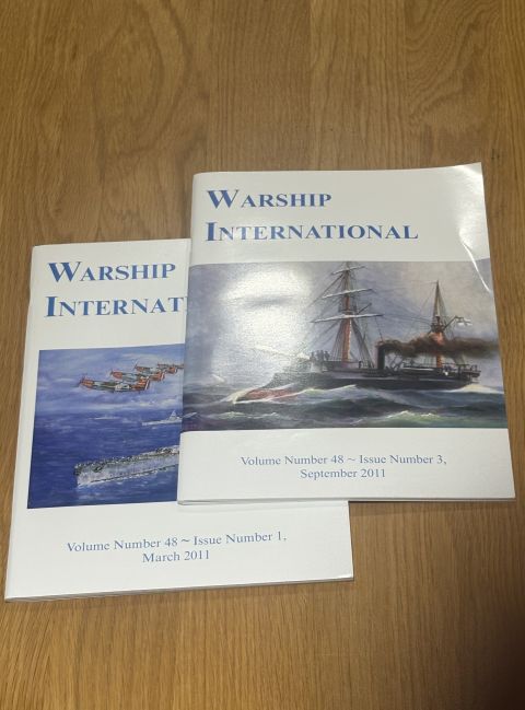 Warship International 2011 Issues 1 & 3