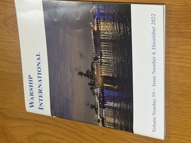 Warship International 2022 Issue 4
