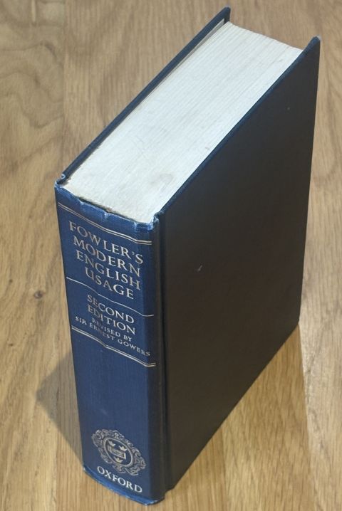A Dictionary of Modern English Usage