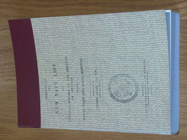 The New Navy List and General Record of The Services of Officers of the Royal Navy and Royal Marines