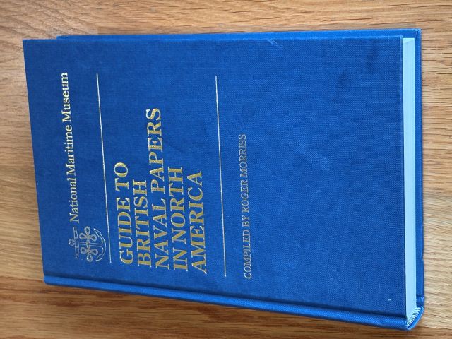 Guide to British Naval Papers in America