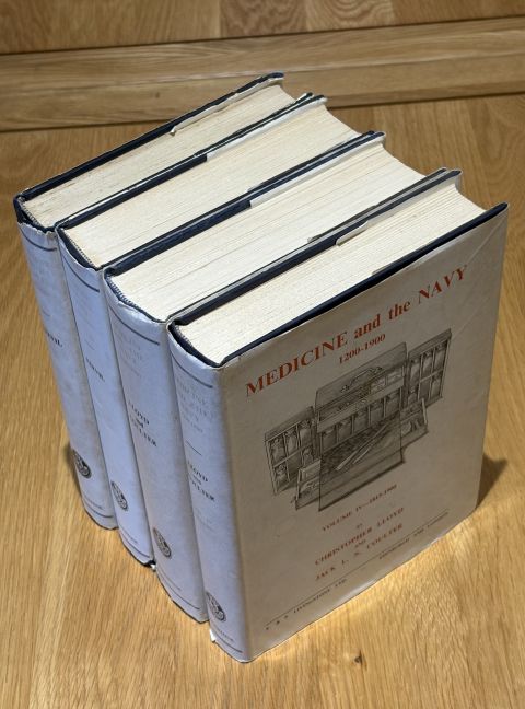 Medicine and The Navy 1200-1900 - 4 book set 1957-63