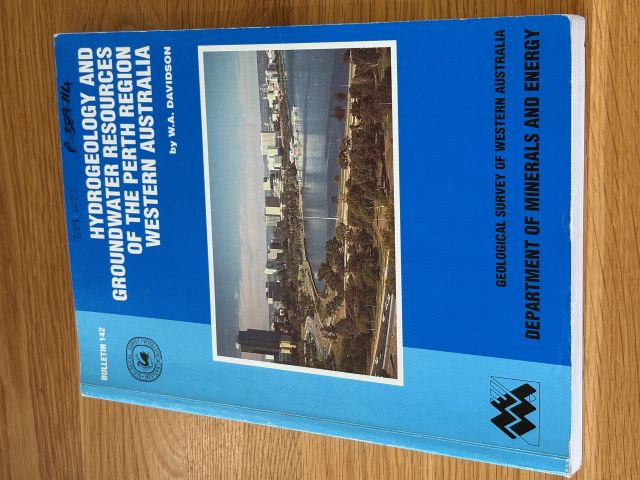 Hydrogeology and groundwater resources of the Perth Region, Western Australia (Bulletin)